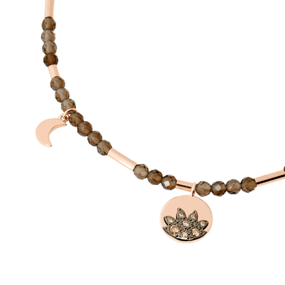 BRACCIALE MOON & SUN ORO ROSA E DIAMANTI