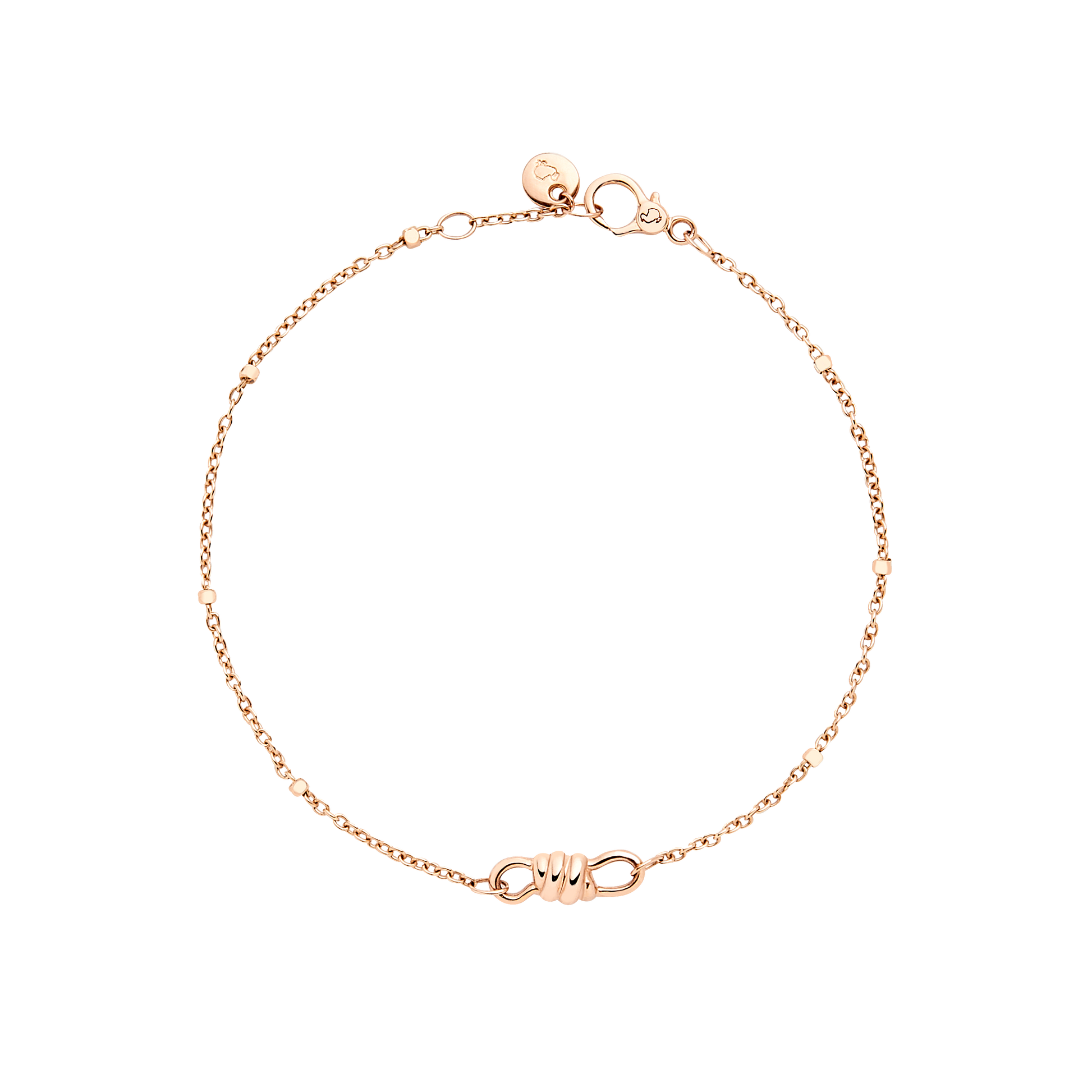 BRACCIALE NODO ORO ROSA - Tangredi Gioielleria