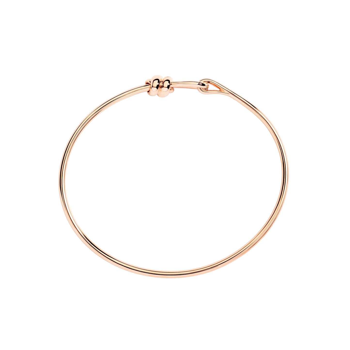 BRACCIALE BANGLE NODO ORO ROSA - Tangredi Gioielleria