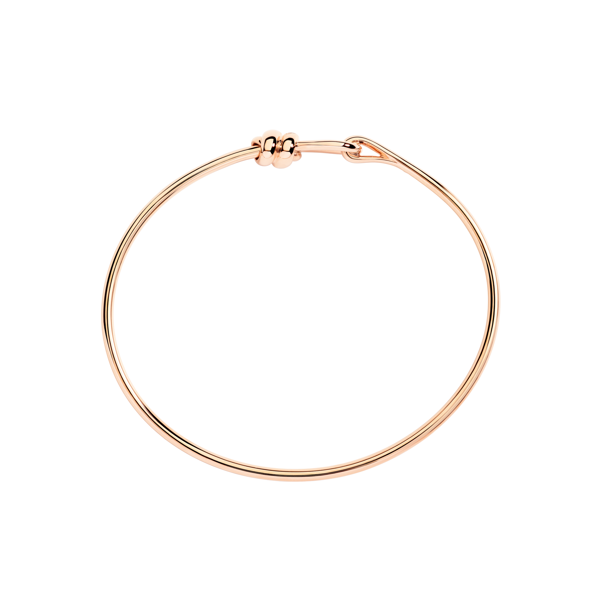 BRACCIALE BANGLE NODO ORO ROSA - Tangredi Gioielleria
