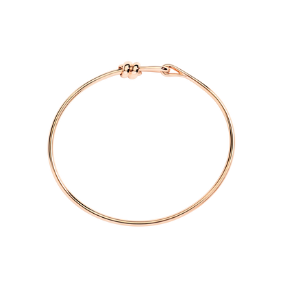 BRACCIALE BANGLE NODO ORO ROSA - Tangredi Gioielleria