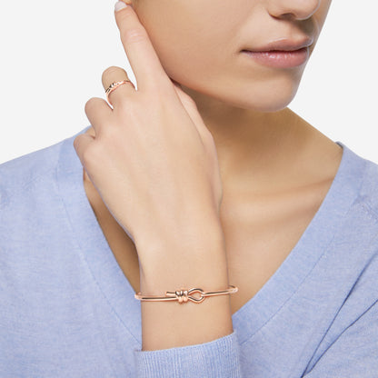 BRACCIALE BANGLE NODO ORO ROSA - Tangredi Gioielleria