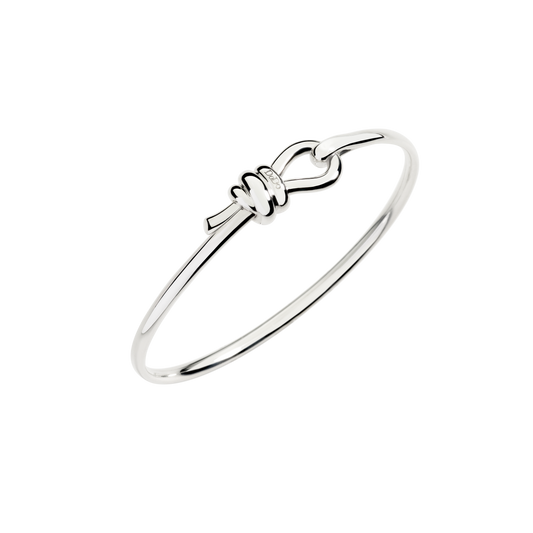 BRACCIALE BANGLE NODO ARGENTO - Tangredi Gioielleria