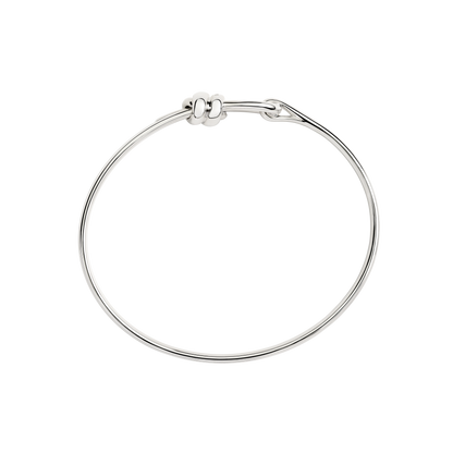 BRACCIALE BANGLE NODO ARGENTO - Tangredi Gioielleria