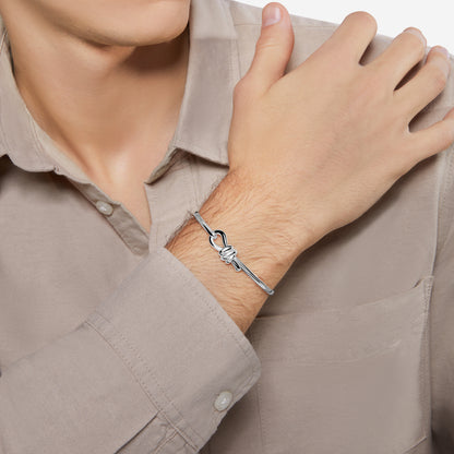 BRACCIALE BANGLE NODO ARGENTO - Tangredi Gioielleria