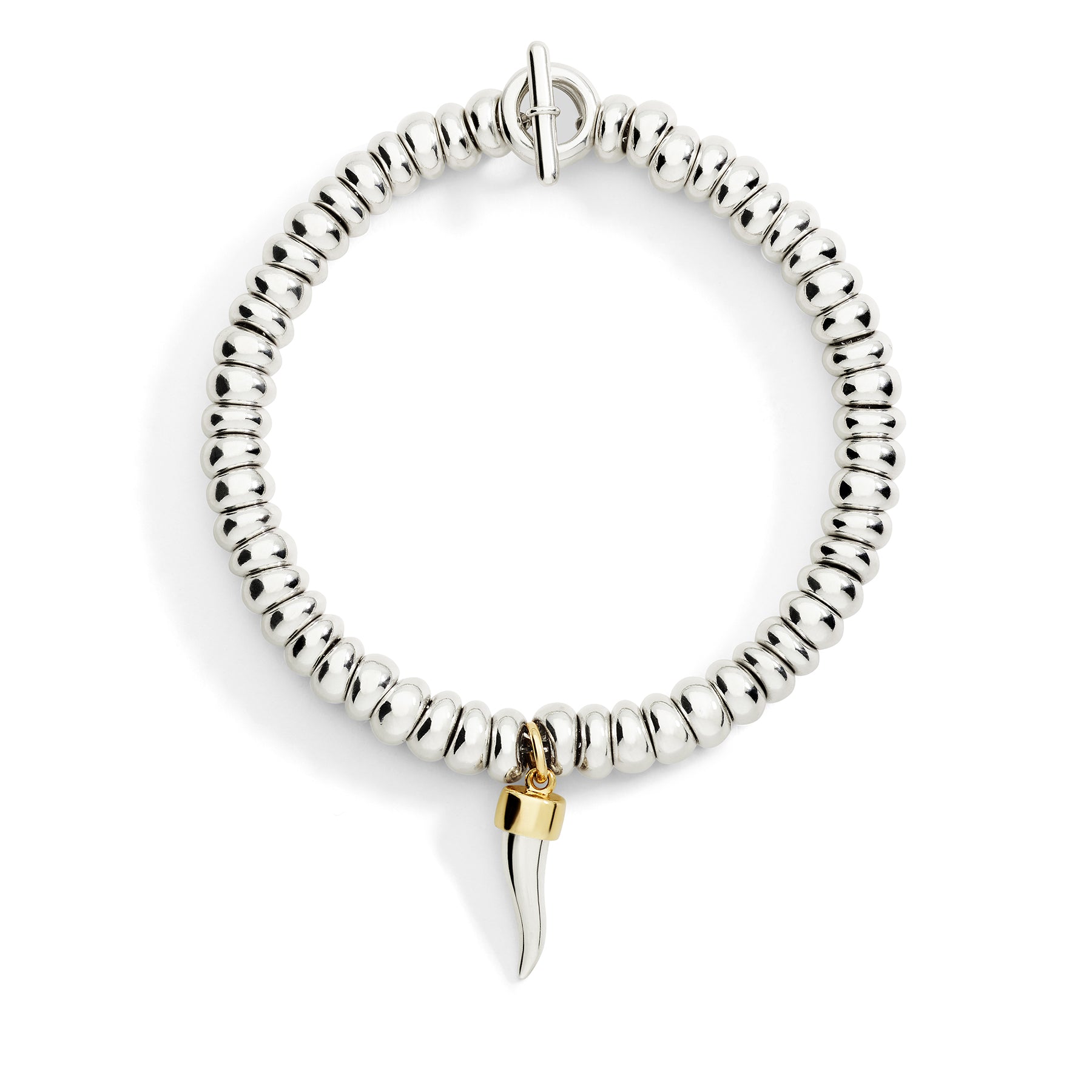 BRACCIALE RONDELLE BOLD ARGENTO - Tangredi Gioielleria