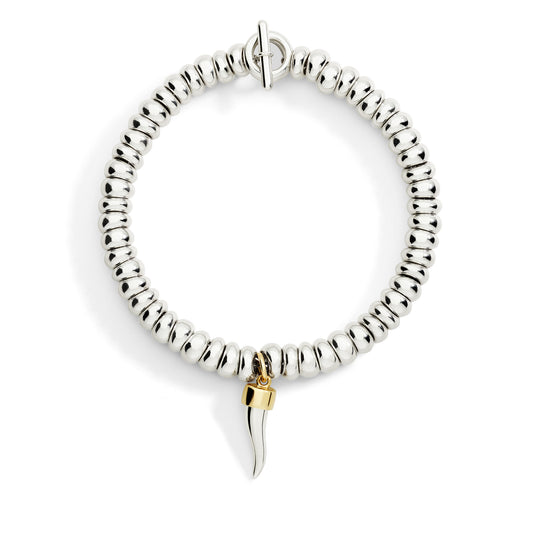 BRACCIALE RONDELLE BOLD ARGENTO - Tangredi Gioielleria
