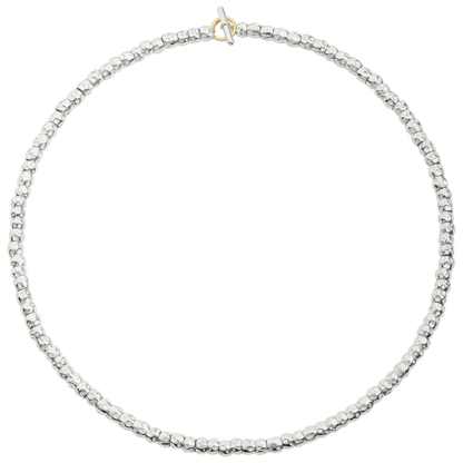 COLLANA GRANELLI ARGENTO - Tangredi Gioielleria