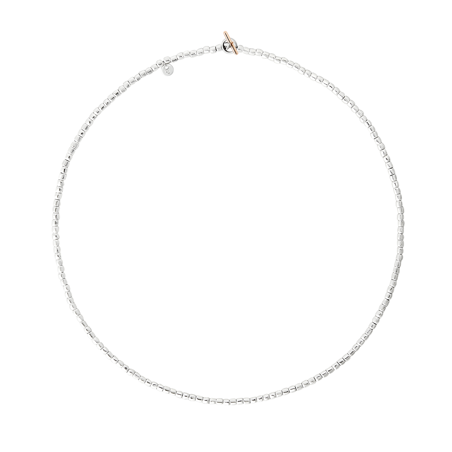 COLLANA MINI GRANELLI ARGENTO - Tangredi Gioielleria