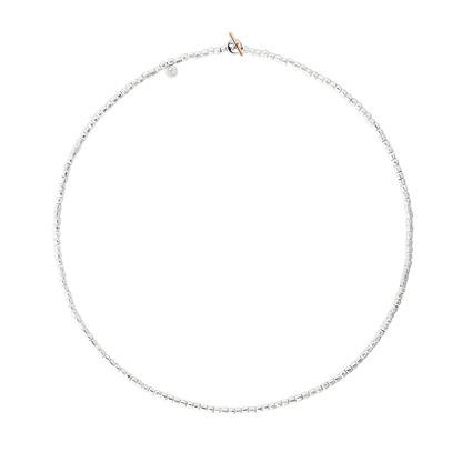 COLLANA MINI GRANELLI ARGENTO - Tangredi Gioielleria