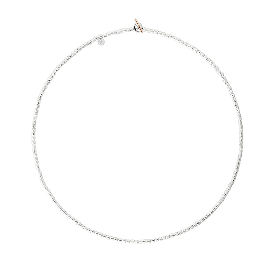 COLLANA MINI GRANELLI ARGENTO - Tangredi Gioielleria
