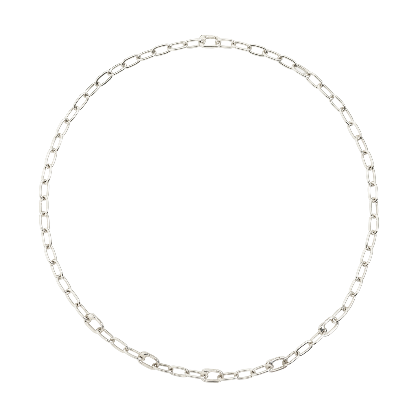 COLLANA ESSENTIALS MAGLIE APRIBILI ARGENTO