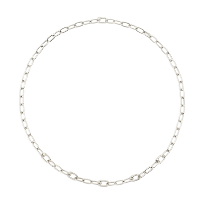 COLLANA ESSENTIALS MAGLIE APRIBILI ARGENTO