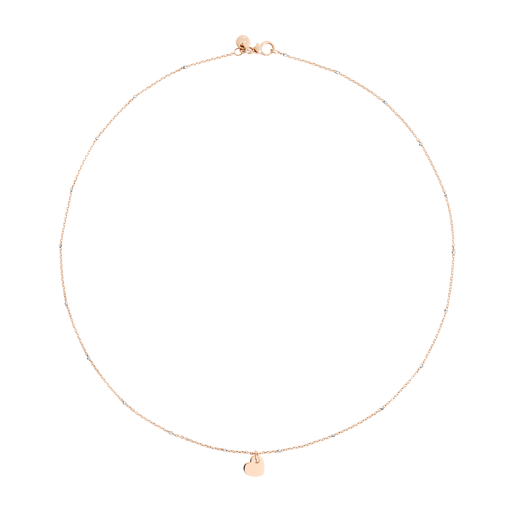 COLLANA MINI CUORE ORO ROSA - Tangredi Gioielleria