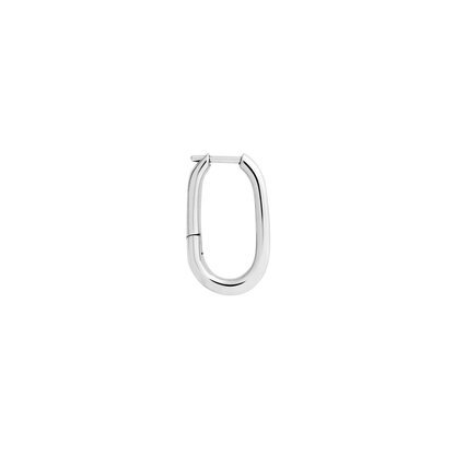 ORECCHINO HOOP ESSENTIALS ARGENTO