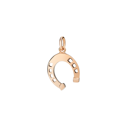 CIONDOLO FERRO DI CAVALLO ORO ROSA - Tangredi Gioielleria