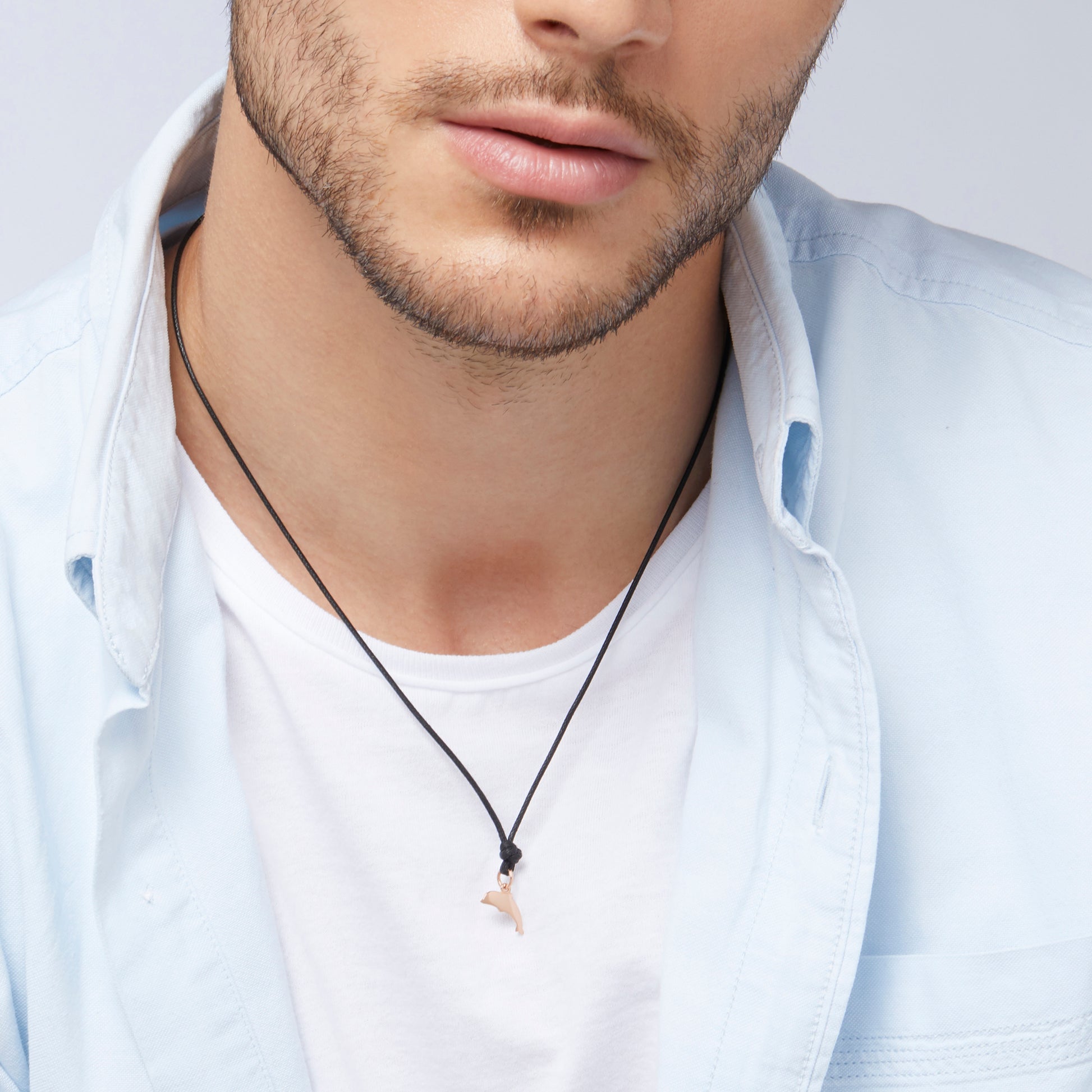 CIONDOLO DELFINO ORO ROSA - Tangredi Gioielleria