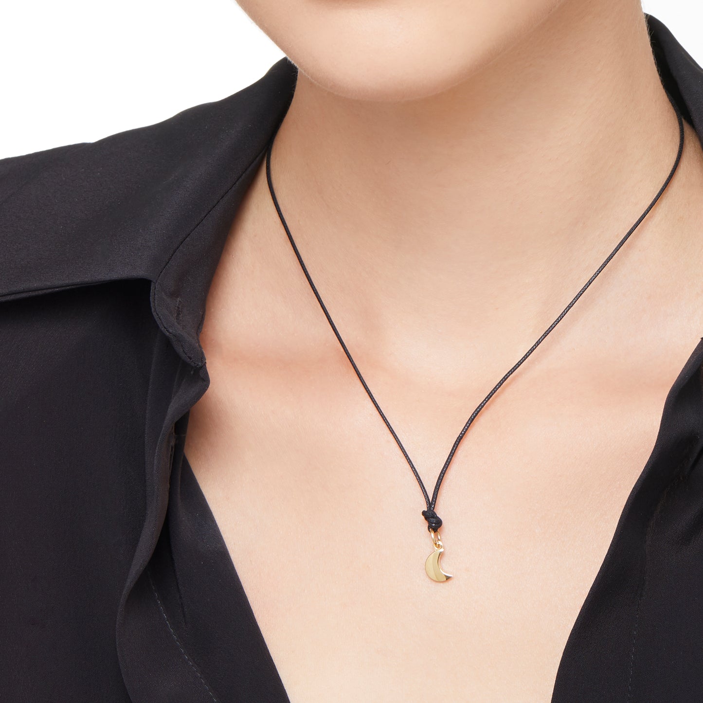 CIONDOLO LUNA ORO GIALLO