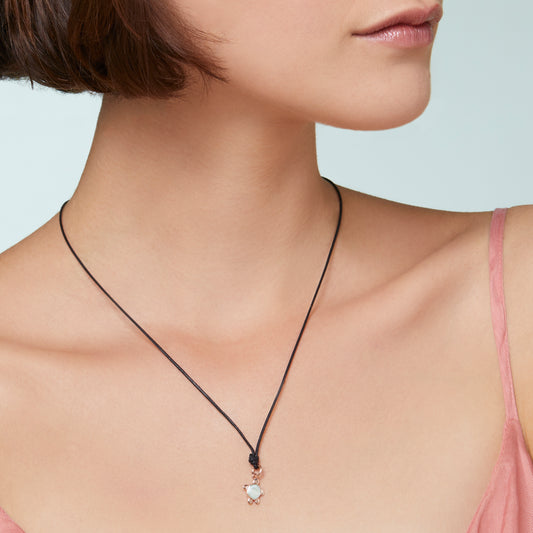 CIONDOLO TARTARUGA ORO ROSA E SMALTO - Tangredi Gioielleria