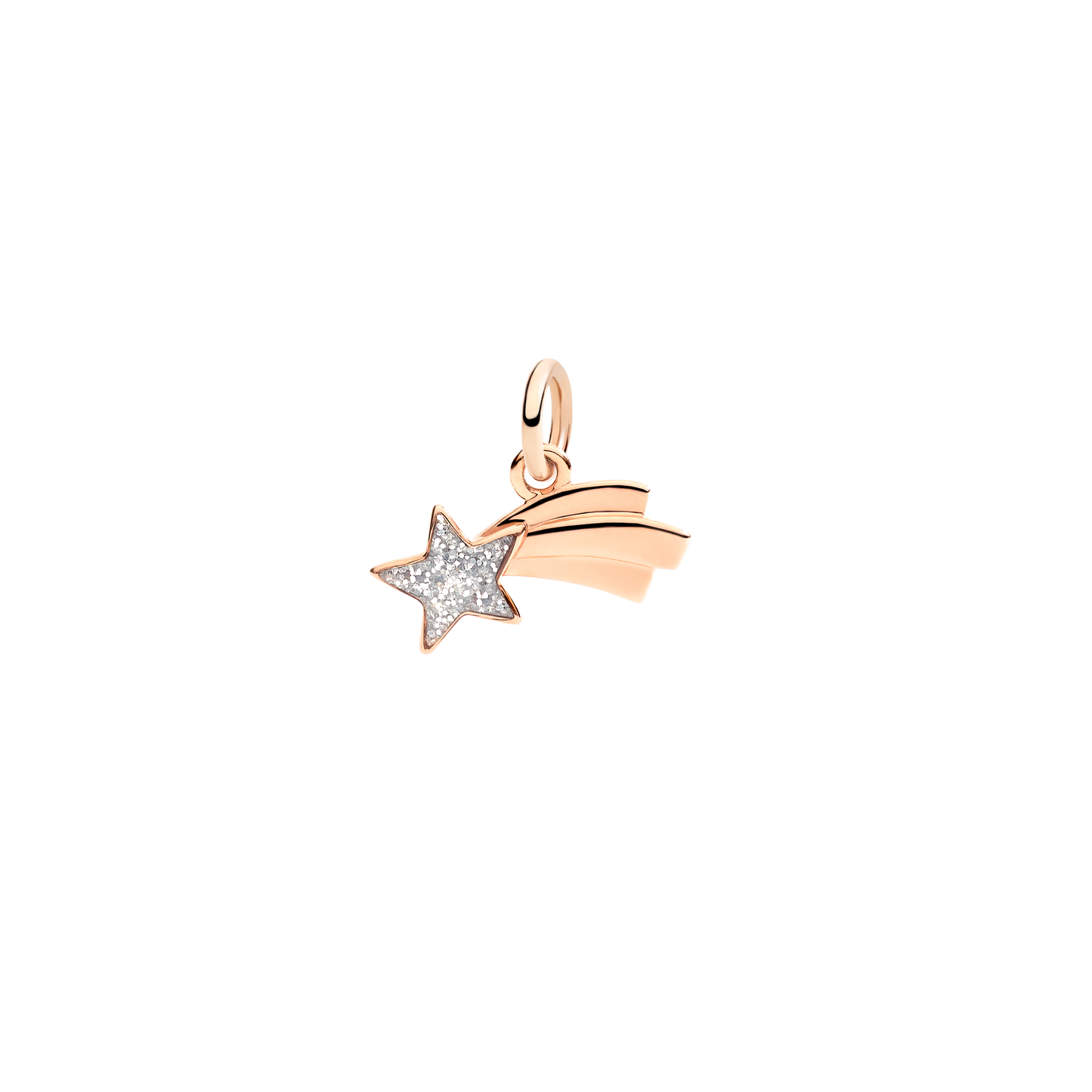 CIONDOLO STELLA COMETA ORO ROSA E SMALTO - Tangredi Gioielleria