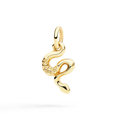 CIONDOLO SERPENTE ORO GIALLO - Tangredi Gioielleria