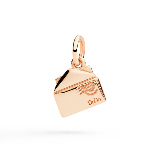 CIONDOLO LETTERA ORO ROSA E DIAMANTE - Tangredi Gioielleria