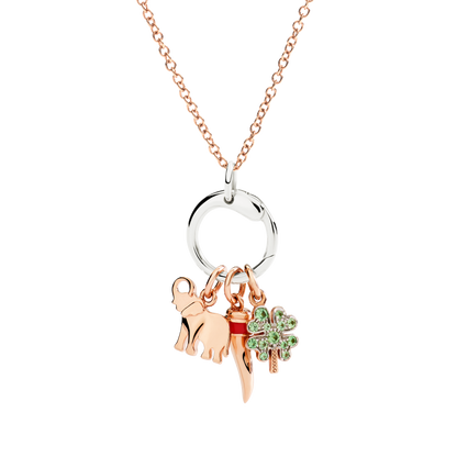 PORTA CIONDOLI ESSENTIALS ARGENTO