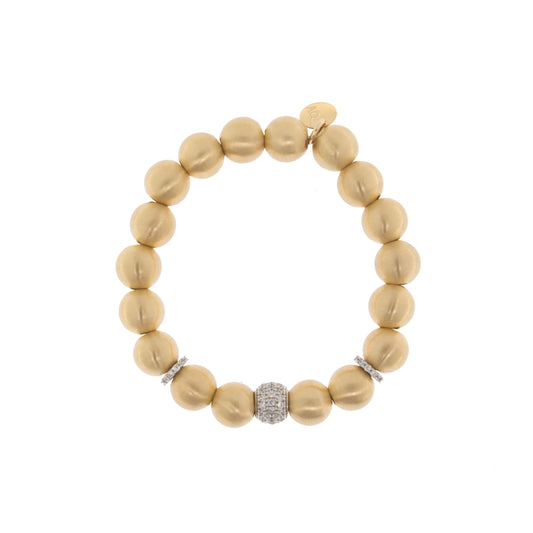 BRACCIALE SABBIATO CON BOULES - Tangredi Gioielleria