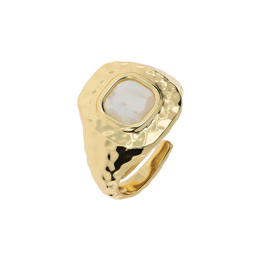 ANELLO NUOVA RETRO' CON MADREPERLA - Tangredi Gioielleria