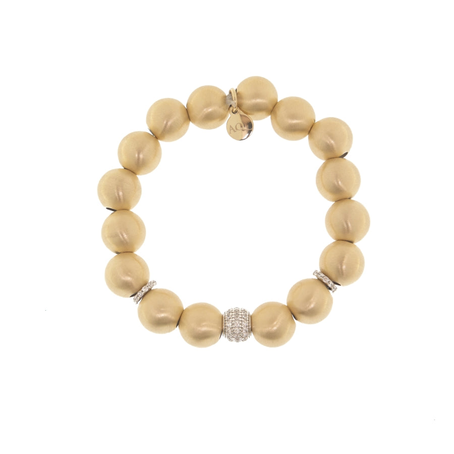 BRACCIALE SABBIATO CON BOULES GRANDI - Tangredi Gioielleria