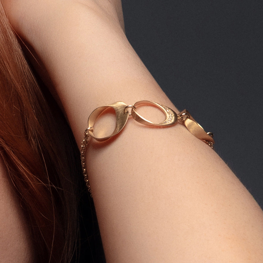 BRACCIALE LUNE CON TRE ELEMENTI