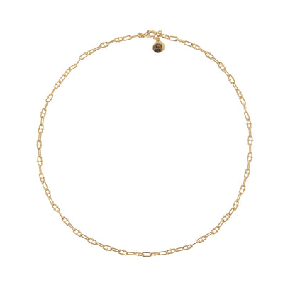 COLLANA CATENE SABBIATA MAGLIA GRANCHIO - Tangredi Gioielleria