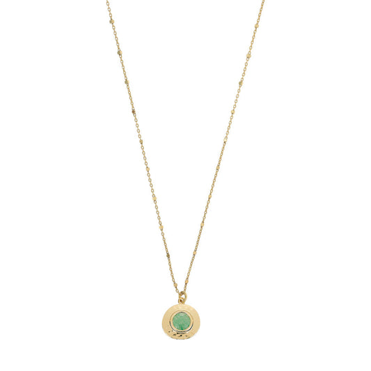 COLLANA NUOVA RETRO' CON AVVENTURINA - Tangredi Gioielleria