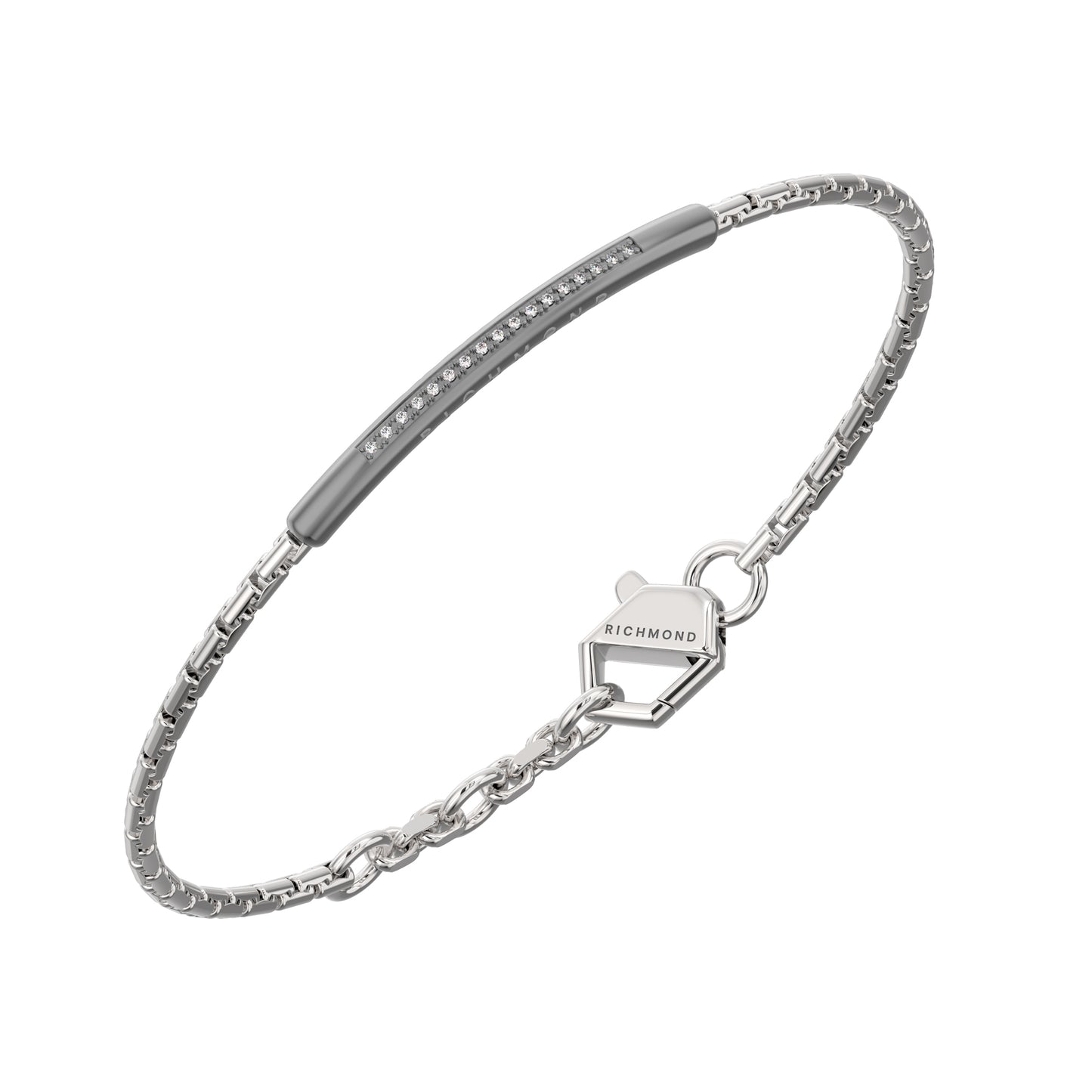 BRACCIALE CUSTOM BARRETTA BRILLANTI LAB. - Tangredi Gioielleria