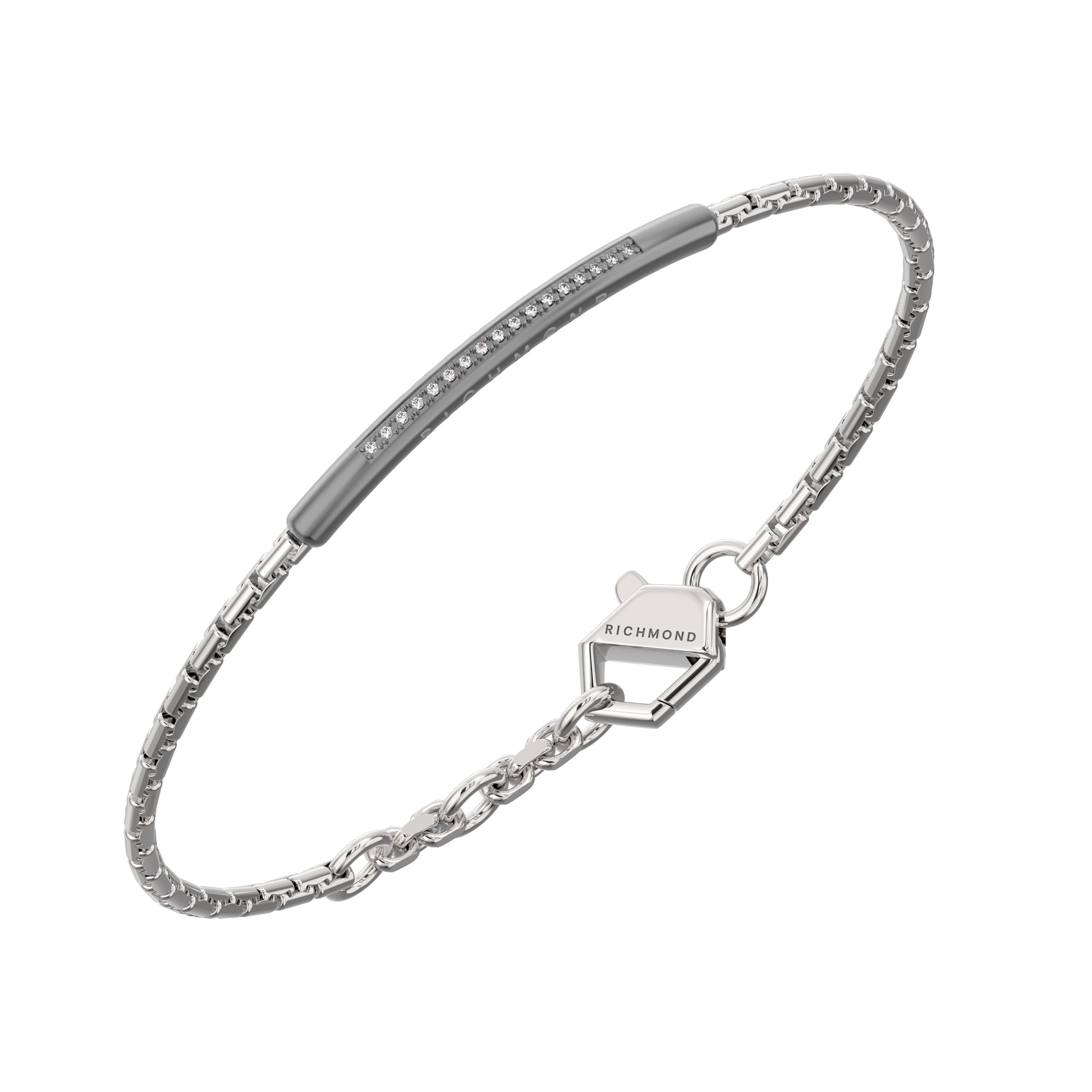 BRACCIALE CUSTOM BARRETTA BRILLANTI LAB. - Tangredi Gioielleria
