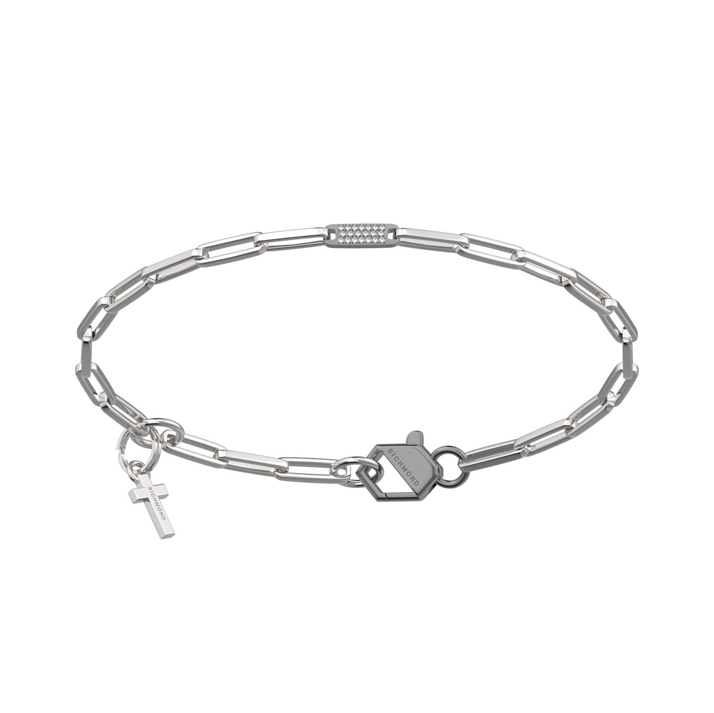 BRACCIALE RANGE CHAIN CATENA E BRILLANTI LAB. - Tangredi Gioielleria