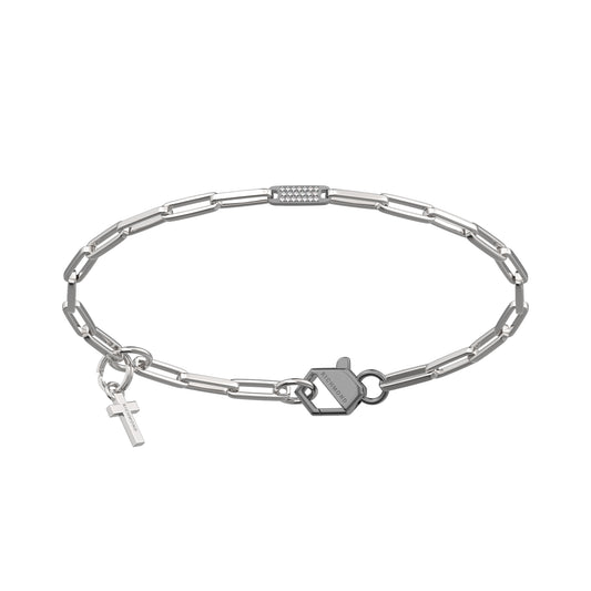 BRACCIALE RANGE CHAIN CATENA E BRILLANTI LAB. - Tangredi Gioielleria