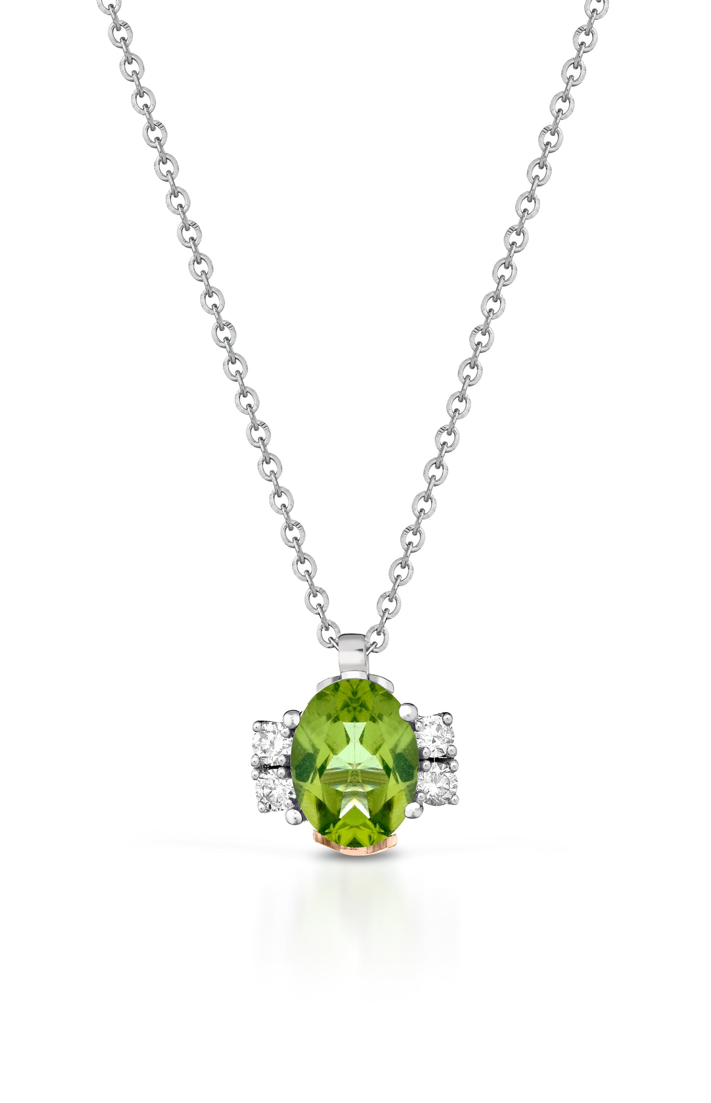 GIROCOLLO ANGELO ORO DIAMANTI E PERIDOTO - Tangredi Gioielleria