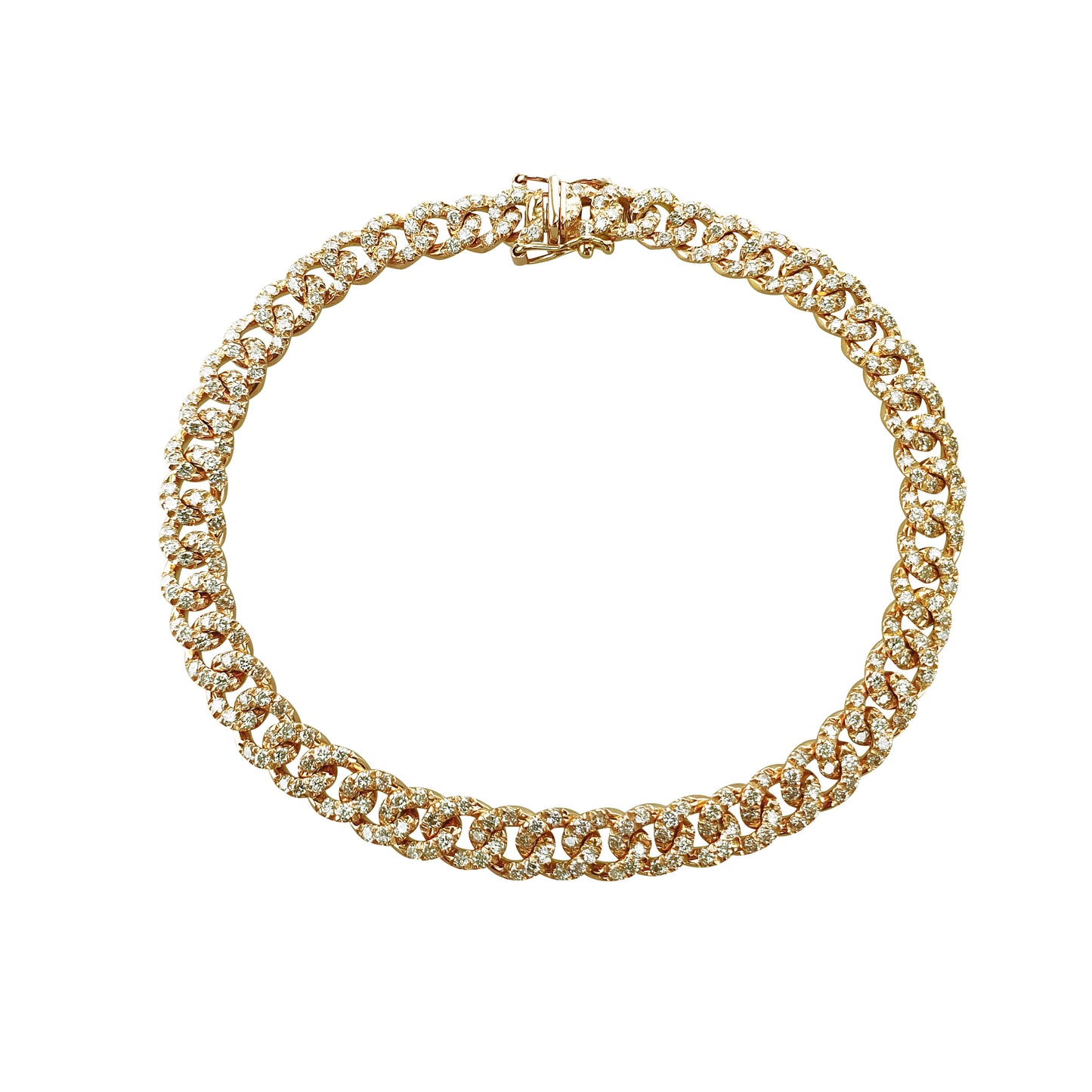 BRACCIALE GROUMETTE ORO GIALLO E DIAMANTI