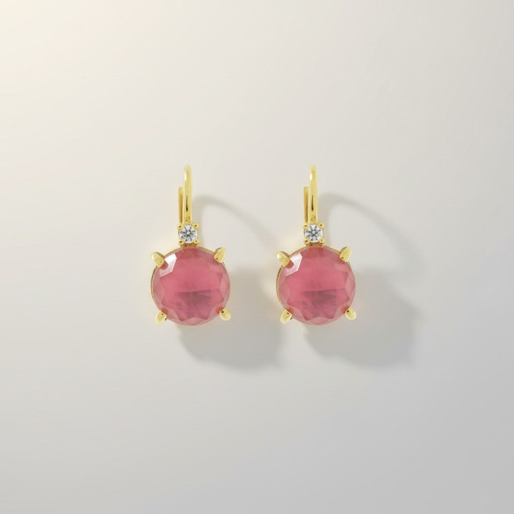 ORECCHINI PETIT MONACHELLA FRAGOLA - Tangredi Gioielleria