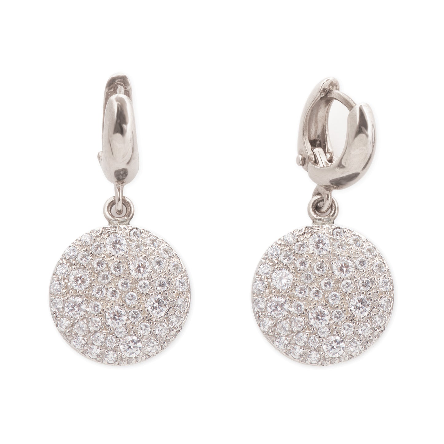 ORECCHINI CERCHIO E PENDENTE TONDO MEDIO