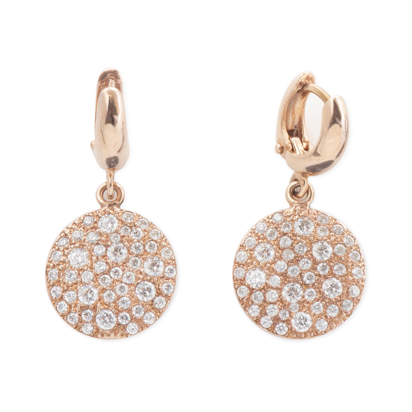 ORECCHINI CERCHIO E PENDENTE TONDO MEDIO