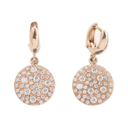 ORECCHINI CERCHIO E PENDENTE TONDO MEDIO