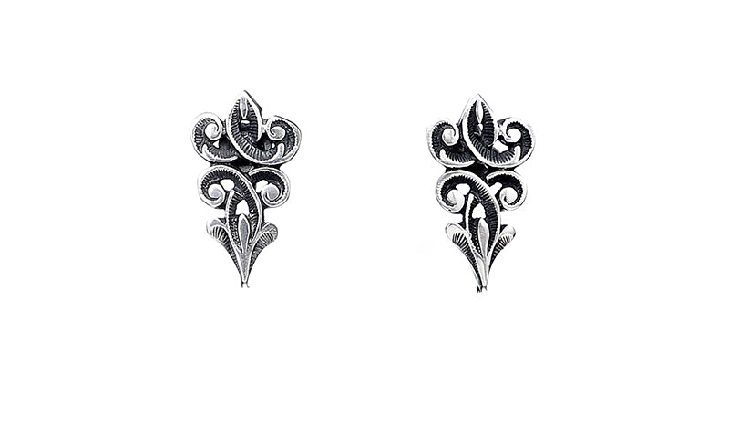 ORECCHINI GIGLIO ARGENTO - Tangredi Gioielleria