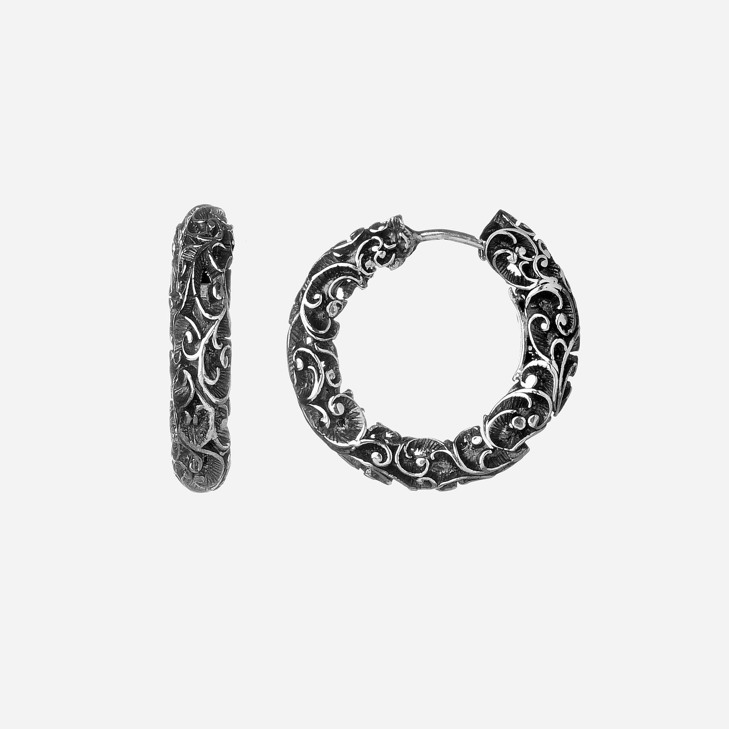 ORECCHINI TONDI ARGENTO - Tangredi Gioielleria