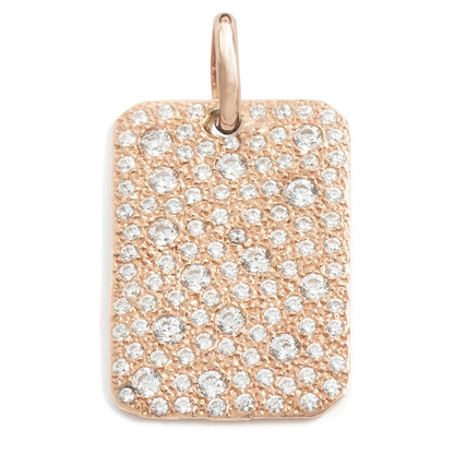 PENDENTE RETTANGOLARE GRANDE ROSE'