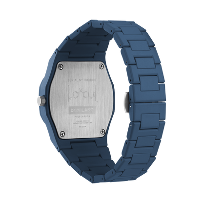 OROLOGIO POLYCARBON MONOCHROME BLUE - Tangredi Gioielleria