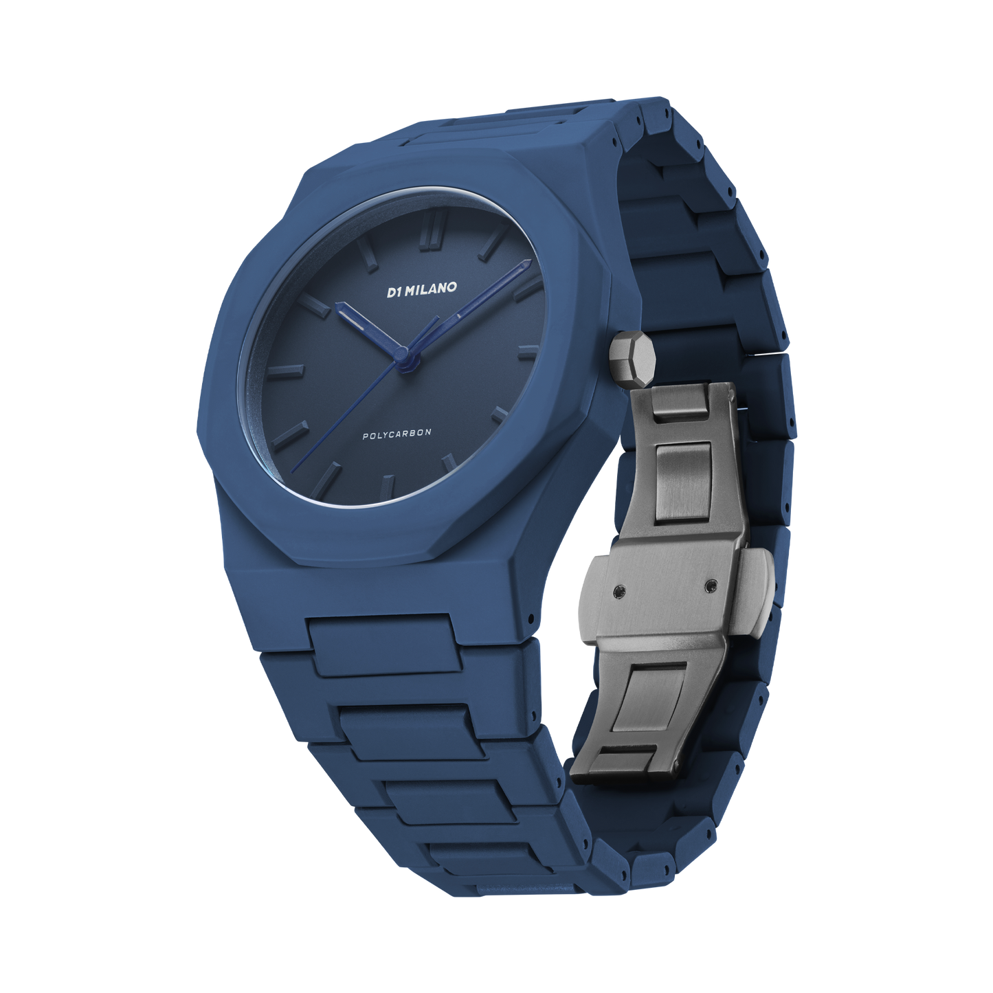 OROLOGIO POLYCARBON MONOCHROME BLUE - Tangredi Gioielleria