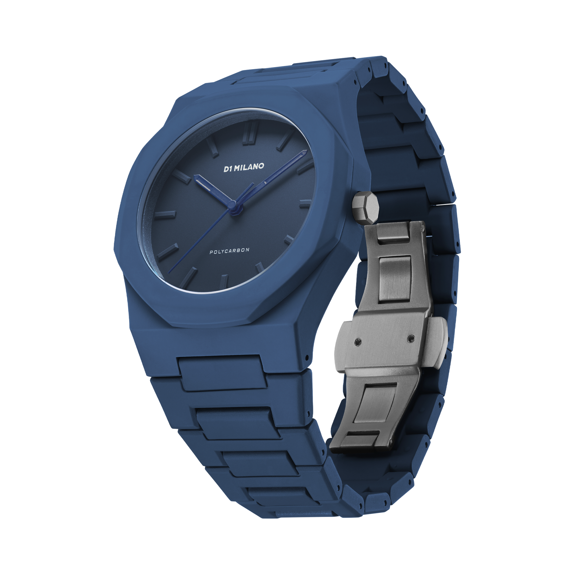 OROLOGIO POLYCARBON MONOCHROME BLUE - Tangredi Gioielleria