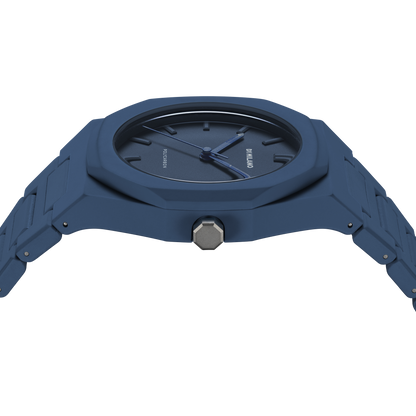 OROLOGIO POLYCARBON MONOCHROME BLUE - Tangredi Gioielleria